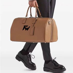 Services OEM, prix raisonnable, style tendance, sacs de sport en cuir, fermeture éclair de haute qualité, grande capacité, couleur unie - Product Image 2