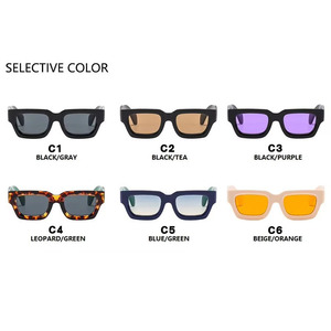 <b>Square</b> Small Frame <b>Sunglasses</b> Fashion European and American Personality Thick Frame Ins Tide <b>Sunglasses</b> - Product Image 3