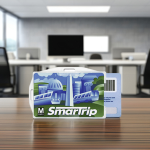 Porte-cartes rigides en ABS à face ouverte pour deux cartes - Product Image 2