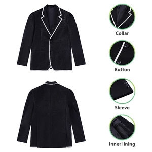 Blazer para Niños Oem, Diseño Personalizado Estadounidense, Abrigo Formal para Niños, Tela de Alta Calidad, Ajuste Cómodo, Ropa para Fiestas y Bodas, Fabricante - Product Image 4