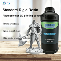 Resin Cetak 3D Standar KEJIA, Rigid, Susut Rendah, 1kg, Fotopolimer Rigid UV Curing dengan Presisi Tinggi untuk Printer LCD/DLP