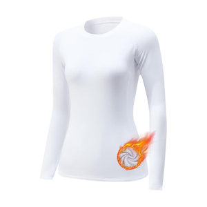 Womens Compression Training <b>Tops</b> Custom Printed Gym Fitness Shirts Manufacturer Pakistan OEM Export Supply Global Markets - Product Image 1