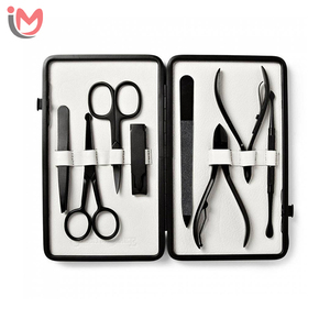 Offre Spéciale – Kit d'Outils de Manucure et Pédicure de Luxe 7-en-1 en Acier Inoxydable de Haute Qualité – Instruments de Beauté – Vente en Gros OEM - Product Image 2