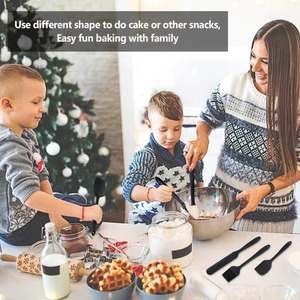 6Pcs <b>Silicone</b> Spatula Set Food Grade Non Stick Heat Resistant Spatulas Turner for Cooking <b>Baking</b> Mixing <b>Baking</b> Tools - Product Image 6