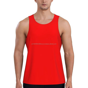 Camiseta sin Mangas para Hombre, de Alta Calidad, Ajustada, para Fitness, MOQ Bajo, Hecha con Materiales de Alta Calidad - Product Image 1