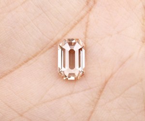 Pendentif et Bague de Mariage en Diamant de Laboratoire Couleur Champagne Taille Émeraude 2,13 CT Certifié IGI OM GEMS - Meilleures Ventes - Product Image 5