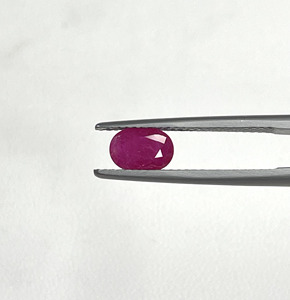 100% Natural Fine Quality Mozambique <b>Ruby</b> Heat 5x7mm Calibrated Oval Cut Reddish Pink Color Loose Gemstone for Making Jewellery - Product Image 3
