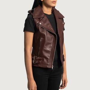 Chaleco de Cuero para Motociclistas, Chaleco de Moda para Motociclismo, Chaleco de Cuero Duradero y Cómodo para Mujer - Product Image 6