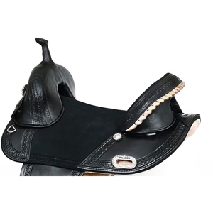 Selle de cowboy western en cuir artisanal haut de gamme, équipement d'équitation personnalisé avec étriers et sangles réglables, fournisseur OEM - Product Image 3