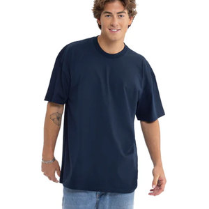 T-shirts en coton épais confortables pour hommes, femmes et unisexe, à manches courtes, col rond, coupe ample et décontractée - Product Image 4