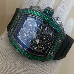 Montre Classique Personnalisée pour Homme, Montre Sertie de Diamants de Laboratoire, Bijoux Hip Hop Incrustés de Diamants, Meilleure Qualité, Prix de Gros - Product Image 6