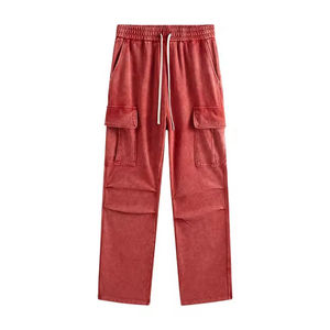 Survêtement unisexe à capuche teint par immersion, coupe ample longue, 100 % coton, tenue décontractée d'automne, couleur dégradée, poches, fermeture à cordon - Product Image 5