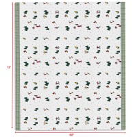 Nouvelle collection de nappes de Noël tendance, design imprimé, taille et logo personnalisés, à prix abordable.