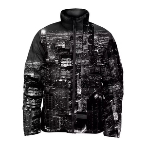 Unisex <b>Plus</b> <b>Size</b> Heated Puffer <b>Jacket</b> Black Winter Waterproof Windproof Electric Heated Zip-Up Custom Wholesale - Product Image 1