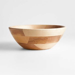 Tazón de Madera de Diseño Fresco para Ensaladas y Servir Alimentos, Tazón de Madera Hecho a Mano y Personalizado, Nuevo para Utensilios de Cocina - Product Image 2