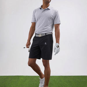 Shorts Bermuda Décontractés Homme Couleur Unie Taille Mi-Haute Cordon de Serrage Séchage Rapide Extensible Logo Avant Poche 100% Coton 220g - Product Image 3