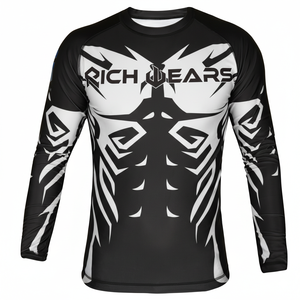 Camiseta de Compresión para Adultos, Sin Gi, para MMA y BJJ, Elástica, de Secado Rápido, 240g (84% Poliéster, 16% Elastano), Colores y Logotipo Personalizables - Product Image 1