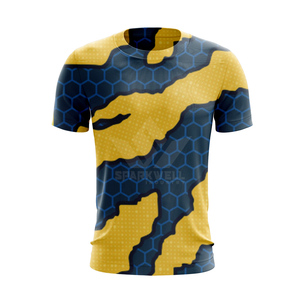 Maillot de football camouflage pour homme, col rond, manches courtes, polyester respirant, uniforme de football personnalisé pour équipe adulte - Product Image 4