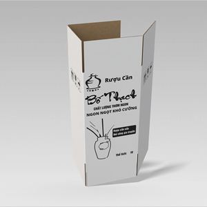 Boîte d'emballage de vin personnalisée avec impression de logo, boîte cadeau de qualité alimentaire supérieure, fournisseur en gros OEM ODM, matériaux recyclés, Vietnam - Product Image 3