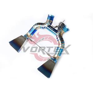 Sistema de Escape Catback Vortex de Aleación de Titanio con Válvula de Control para McLaren 650S, Tubo de Rendimiento Soldado para Carreras, Acabado Azul Quemado - Product Image 5