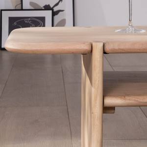 Mesa de centro moderna Vandana Golden Nature de acacia con nicho, Trudy, 120 cm - Product Image 4