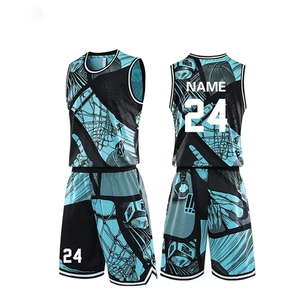 Dernier design d'uniformes de basketball, shorts et vêtements de basketball personnalisés par sublimation - Product Image 3
