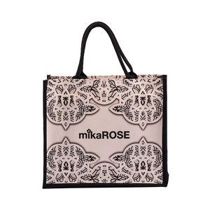 Sac de plage en jute artisanal de qualité supérieure, confectionné avec des coutures fines pour une résistance et une durabilité accrues - Product Image 4