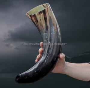 Cuerno Vikingo para Beber, Cuerno Único de Buey, Vaca o Búfalo, Artículo Decorativo de Alta Calidad para Coleccionistas, Adorno para el Hogar - Product Image 5