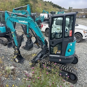 Mini-excavatrice Sunward, excavatrice compacte sur chenilles, hybride électrique, avec cordon secteur, 5 tonnes, alimentée par batterie, économie d'énergie pour la construction - Product Image 6