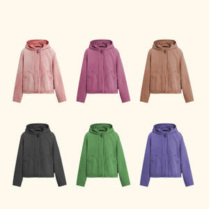 Veste à capuche zippée surdimensionnée en tricot délavé à l'acide pour homme, couleur vintage personnalisée en usine - Product Image 5