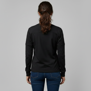 Camisetas de Manga Larga para Mujer, 100% Algodón de Alta Calidad, Producto Premium, Nuevo Estilo, Color Sólido, Venta al Por Mayor - Product Image 5