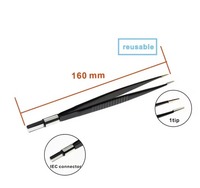 Pince électrochirurgicale bipolaire électrique portative réutilisable Regal Impex en acier inoxydable, certifiée CE Classe I, à branchement direct pour la chirurgie