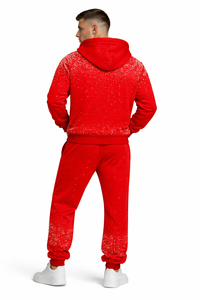 Conjunto Deportivo Personalizado para Hombre, Sudadera con Capucha Negra y Pantalones de Chándal de Algodón y Felpa, Ropa Deportiva Informal para Gimnasio y Entrenamiento - Product Image 3