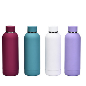 กระติกน้ำสุญญากาศสแตนเลสแบบกำหนดเอง ปราศจากสาร BPA ขนาด 500 มล. ปากแคบ สำหรับเล่นกีฬา พร้อมฝาปิดกันรั่ว - Product Image 4