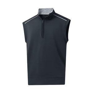 Gilets de golf 2026 pour hommes – Séchage rapide, légers, anti-humidité, performance sportive, respirants, col montant, fermeture éclair 1/4, poches - Product Image 3