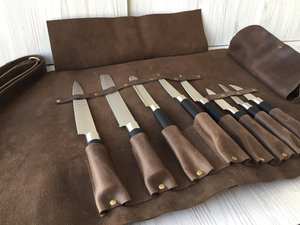 Bolsa de Herramientas Profesional de Alta Calidad, Clásica, Portátil, de Cuero Genuino, para Organizar Cuchillos, Gran Venta, LKR-0387 - Product Image 2