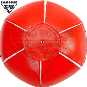 Pu Leather <b>Boxing</b> <b>Speed</b> Ball In Red With White Color Custom Made OEM Service Best Quality Heavy-Duty Oxford Fabric Punching <b>Bag</b> - Product Image 3