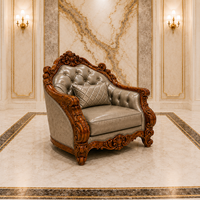 Muebles de sala de estar estilo del sudeste asiático, compre sofá de madera con mesa central y sillón/diván, última colección de sofás