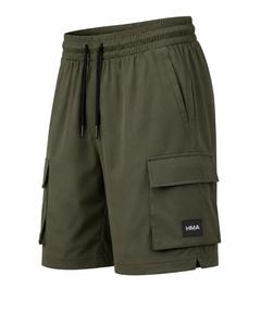 Shorts de sport décontractés pour hommes, respirants, en tissu de toile écologique, avec cordon de serrage, séchage rapide, légers, pour l'entraînement - Product Image 2