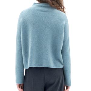 Dernier modèle de pull en mohair pour femmes tricoté en laine respirante pour l'hiver épais et chaud pull décontracté tricots pour femmes - Product Image 3