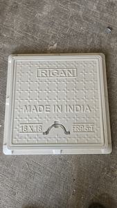 Tapa de alcantarilla de FRP, material BMC SMC, 3 y 5 toneladas, antirrobo, resistente a la corrosión, cuadrada de 24x24, negra, ecológica, impermeable, anti UV - Product Image 4