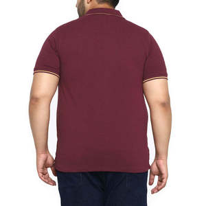 Camisas Polo de Algodón Puro para Hombre, Elegantes, con Botones, Corte Regular, Tela Transpirable, Color Marrón Sólido - Product Image 5