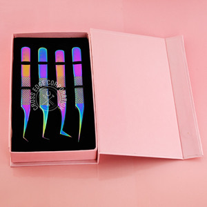 Fiber Isolation Tweezer Lash Extension Straight Non-Slip Hair <b>Removal</b> Tweezers Stainless Eyelash Tweezers Makeup Beauty <b>Tool</b> - Product Image 6