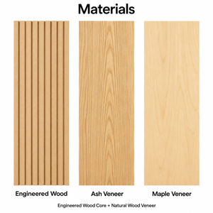 Wood Veneer MDF Flexible Wall Panels Decorative Fluted Tambour Paneling for Curved Walls Cabinet Covers and Interior Design - Product Image 4