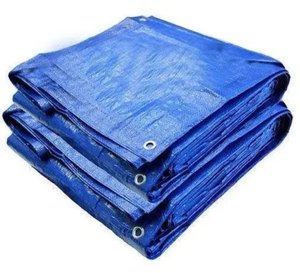 All Weather Resistant PE <b>Tarp</b> Heavy Duty Coated Plastic Waterproof Reinforced Edges Transportation & Logistics Cover Tarpaulin - Product Image 3