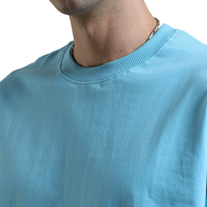 Camiseta Premium para Hombre, Tejido de Algodón Duradero, Corte Holgado, Hombros Caídos, Manga Corta, Color Sólido, Informal, para una Comodidad Fresca - Product Image 4