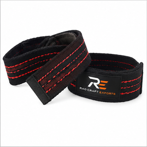 Las cómodas correas en forma de 8 ofrecen un excelente agarre, control, protección para las muñecas y una durabilidad prolongada para el uso diario en el gimnasio. - Product Image 4