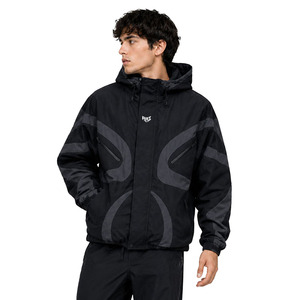 Chaqueta Cortavientos con Capucha Extra Grande de Lujo Personalizada para Hombre, Chaqueta Técnica Resistente al Agua, Ropa Urbana, OEM, Marca Privada, Venta al Por Mayor - Product Image 1