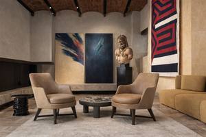 Narrazione Modern Hotel Lounge Seating | Customizable Upholstery | Modern Lounge <b>Chair</b> | Luxury Living Room | Custom OEM ODM - Product Image 4