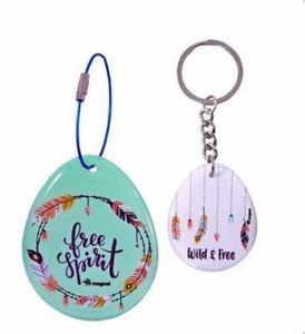 Custom Epoxy Acrylic Keychain Waterproof Fireproof Lightweight Cartoon Photo <b>Key</b> <b>Ring</b> <b>Bag</b> Tag COMBOS - Product Image 3